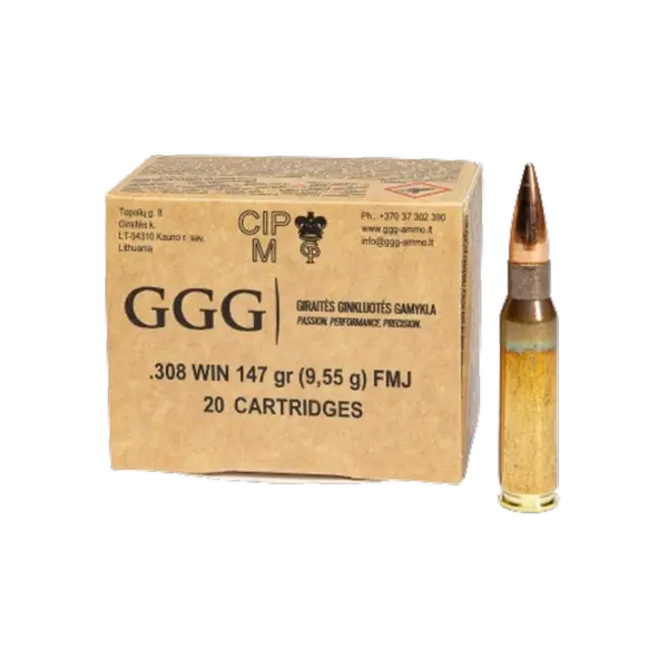 GGG .308 Win. 147gr FMJ
