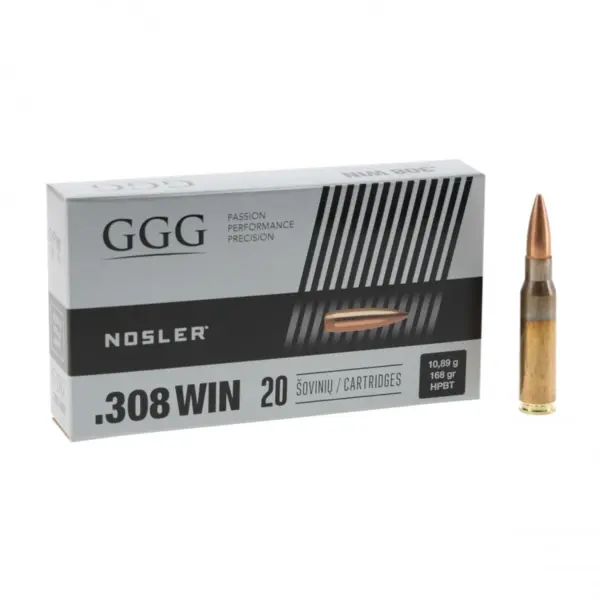 GGG .308 Win. 168gr HPBT Nosler