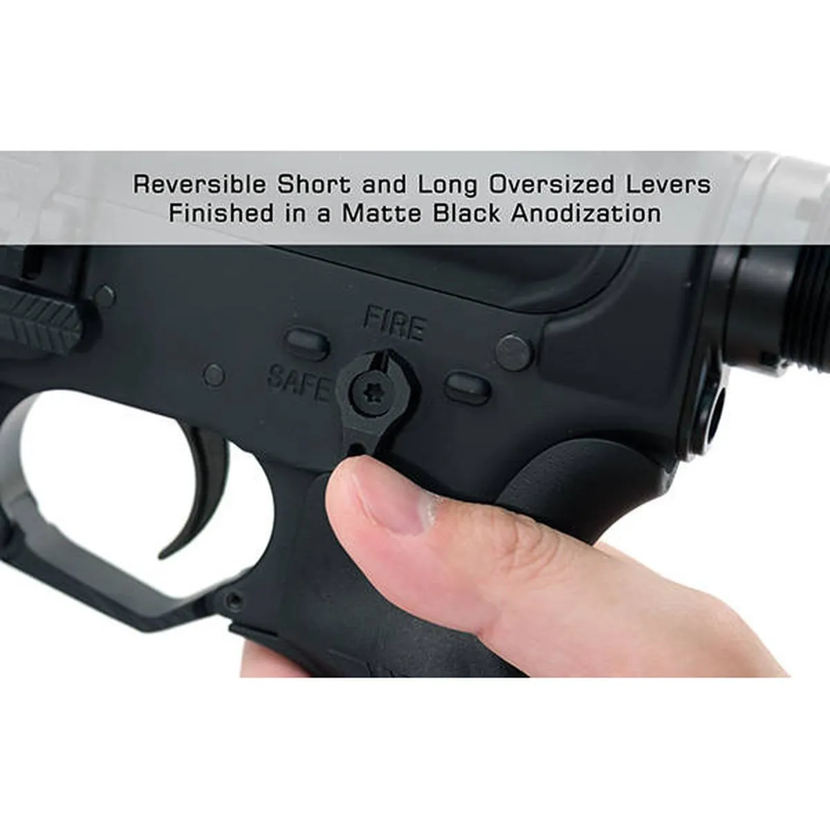 UTG - Dwustronny selektor ognia do AR-15 - Czarny - obrazek 3