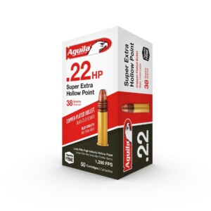 Aguila Super Extra HV HP .22LR 38gr