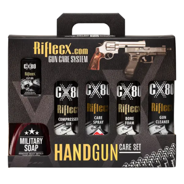 Riflecx Handgun set / Zestaw chemii do broni