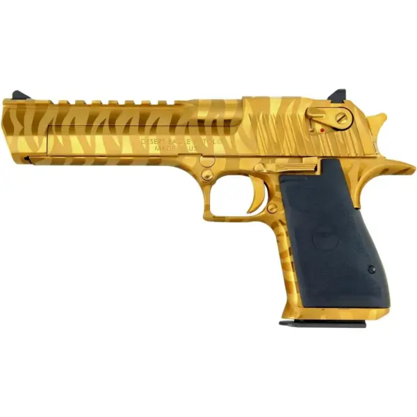 Desert Eagle XIX 6'' Titanium Gold Tiger Stripes .44Magnum