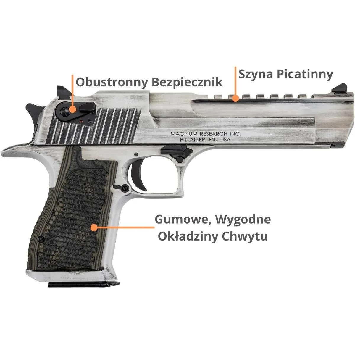 Desert Eagle XIX 6'' WMD .44Magnum - obrazek 5