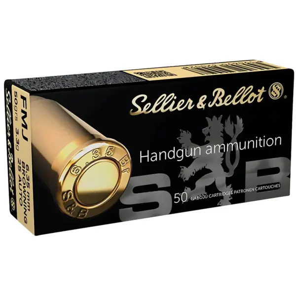 Sellier&Bellot .25 ACP/6,35 Browning 3,3g FMJ