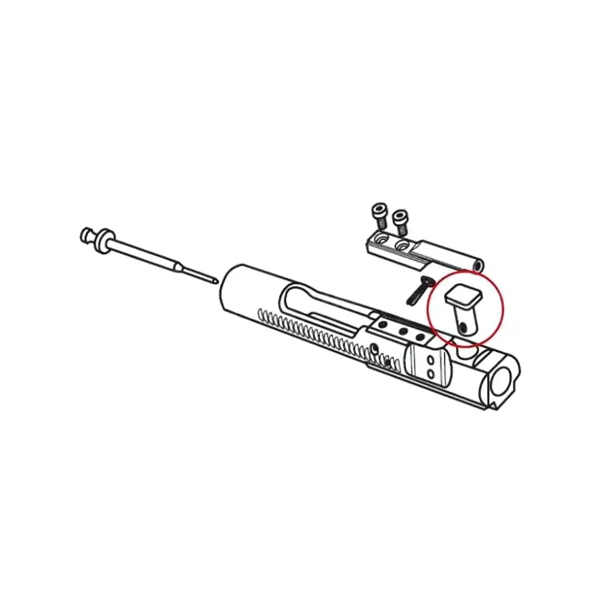 Eemann Tech - Krzywka sterująca ruchem zamka / Cam Pin do AR-15 - obrazek 3