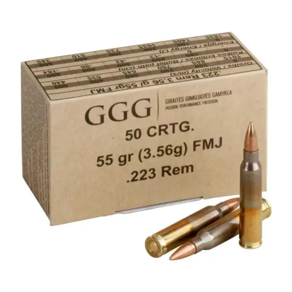 GGG .223 Rem 55gr FMJ - obrazek 2