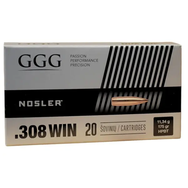 GGG .308 Win. 175gr HPBT Nosler