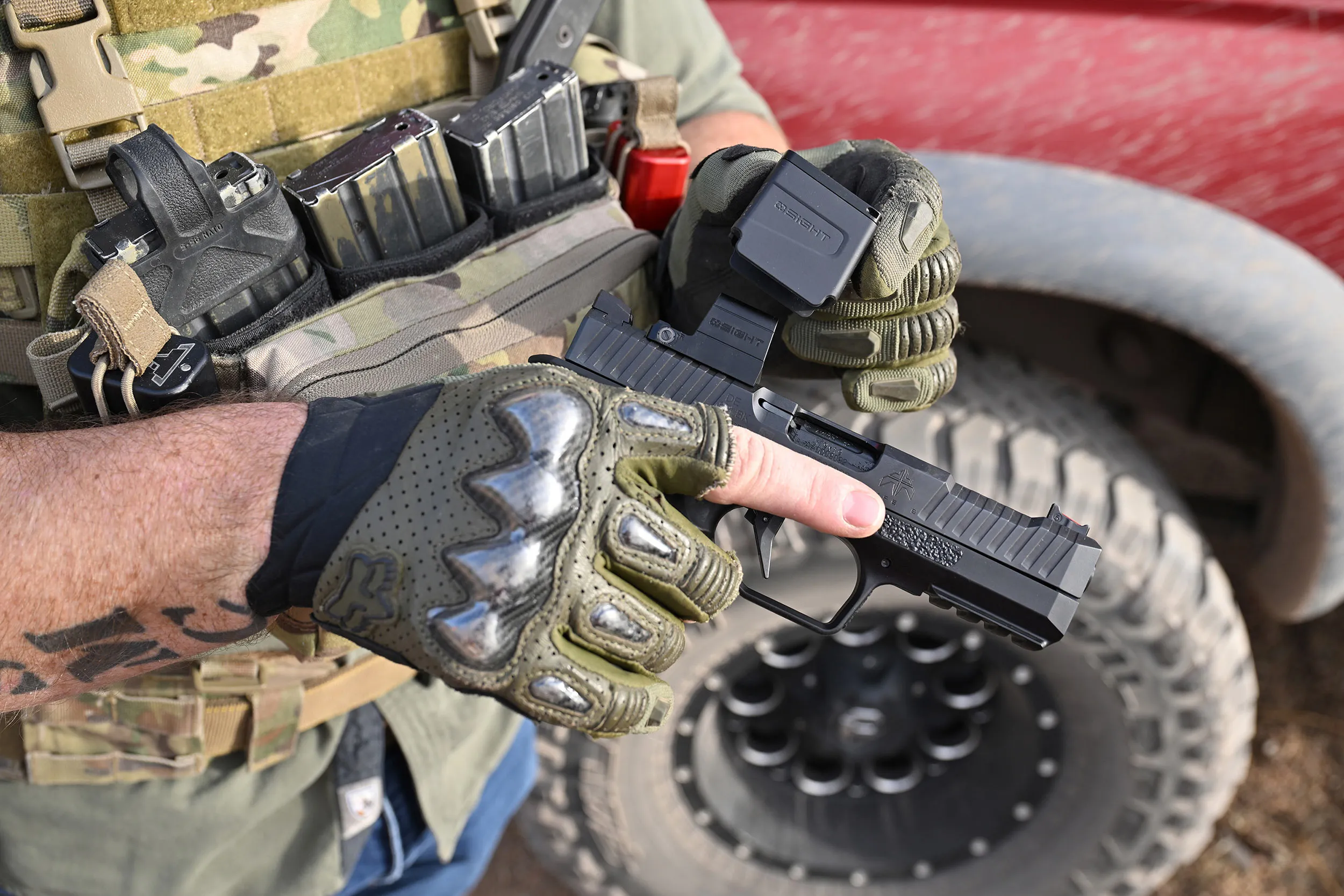 Kolimator Osight S 2+32 MOA RED - obrazek 9