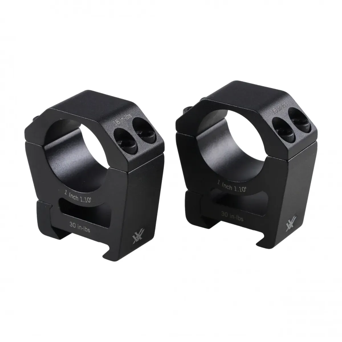 Montaż Vortex Sport Ring Tubus 1" / 2,54 cm Wysokość 1,1''