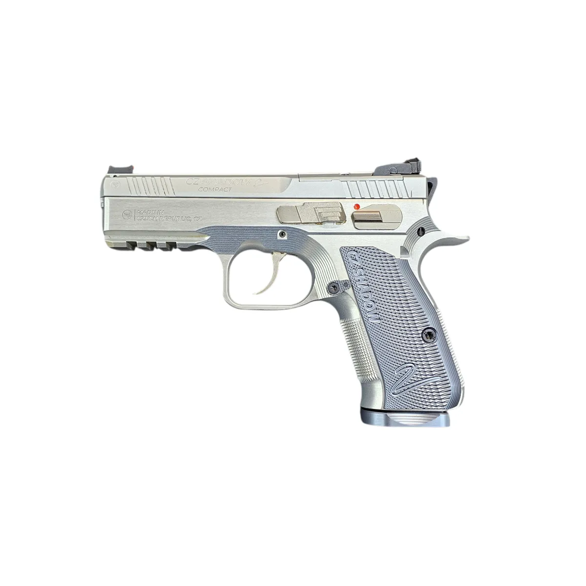 CZ Shadow 2 Compact Industrial Silver - obrazek 3