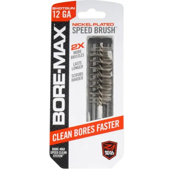 Real Avid – Szczotka do czyszczenia broni Bore-Max Speed Brush Strzelba 12 GA