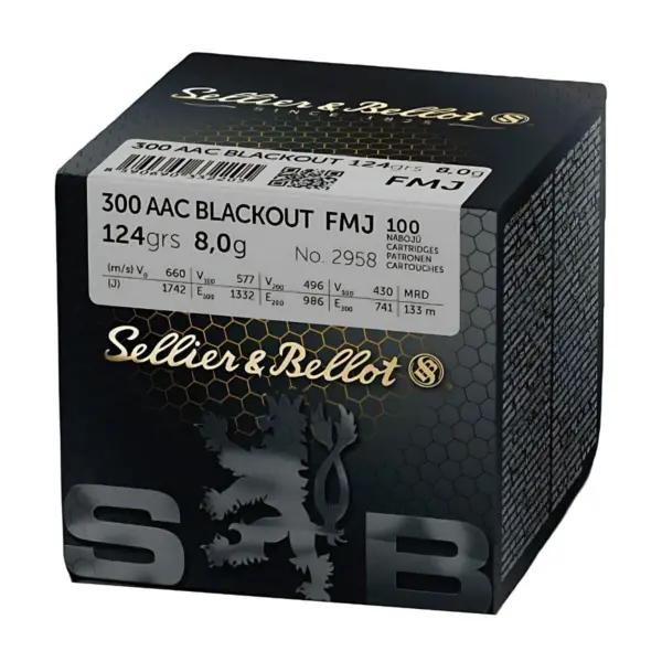Sellier&Bellot .300AAC Blackout FMJ 8g