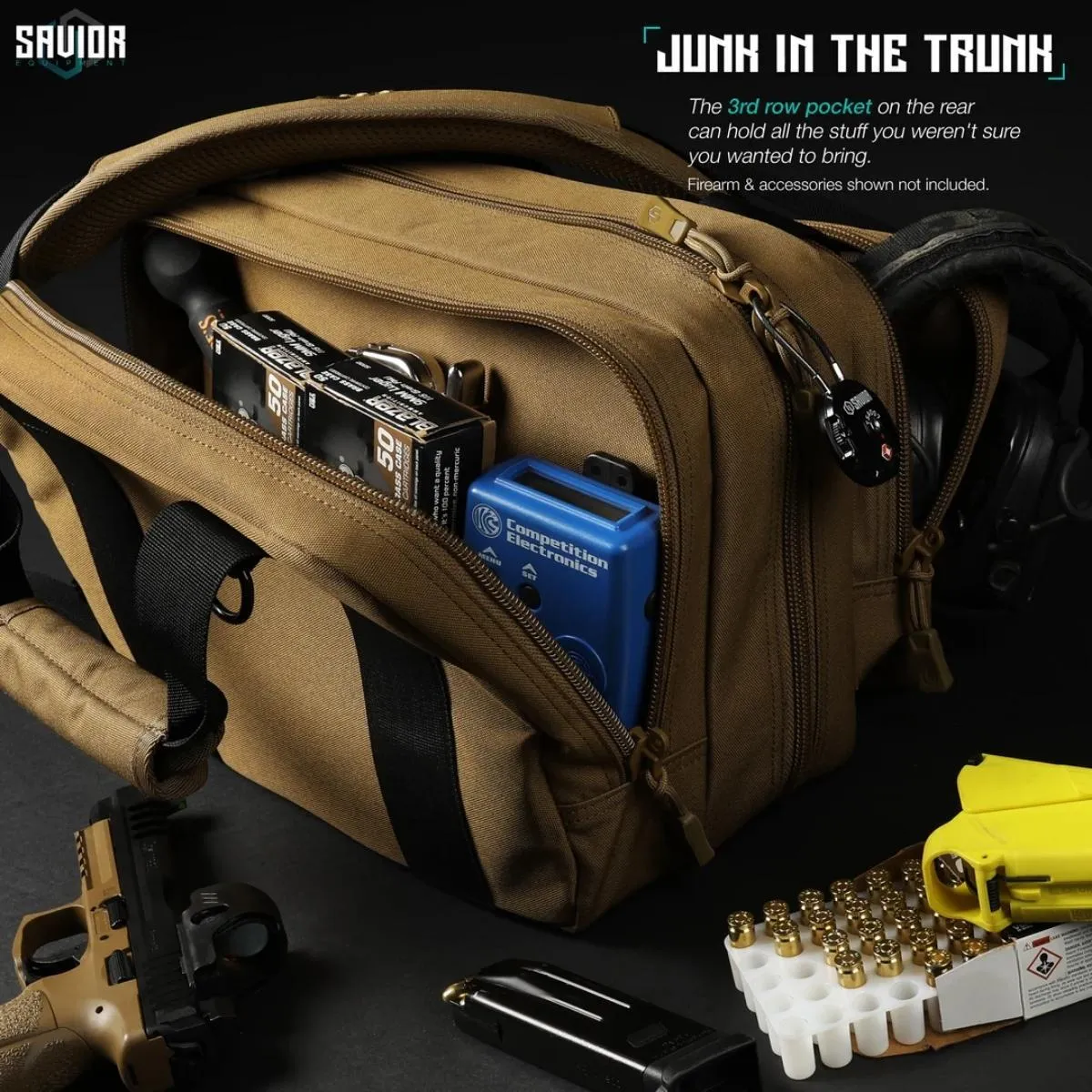 Savior - Mini Pistol Range Bag Specialist - Tan / Piasek - obrazek 5