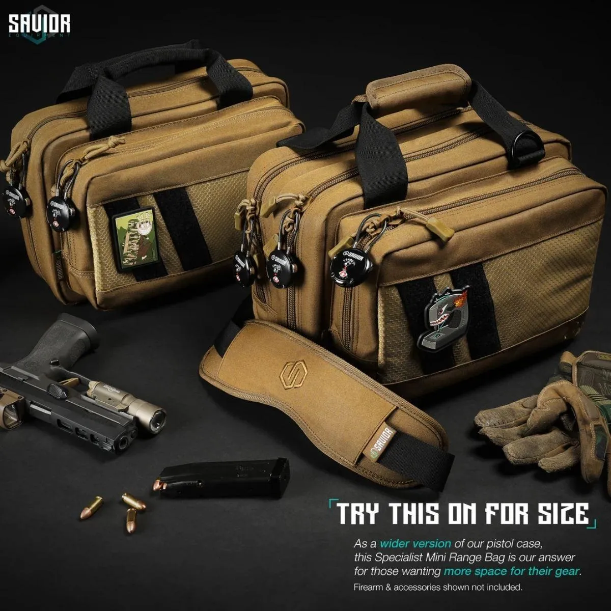 Savior - Mini Pistol Range Bag Specialist - Tan / Piasek - obrazek 6
