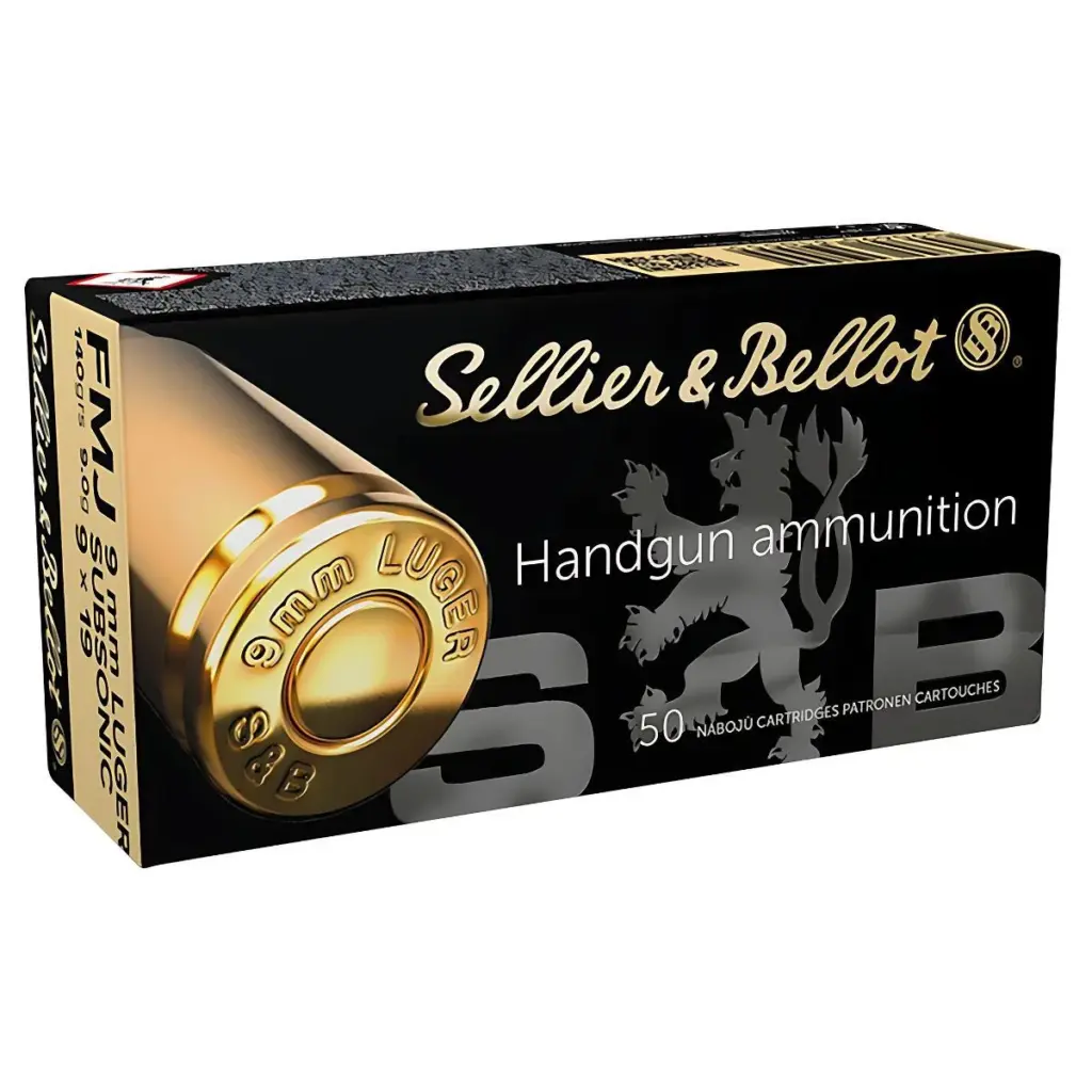 Sellier&Bellot 9x19 Subsonic 9,0g FMJ