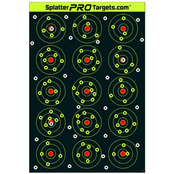 Tarcza reaktywna Splatter PRO Target 15 Kółka Karabin 45x30