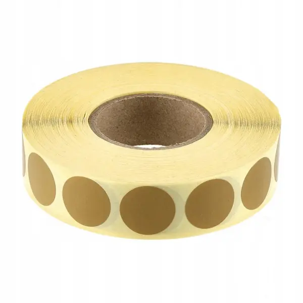 Zaklejki 20mm brązowe